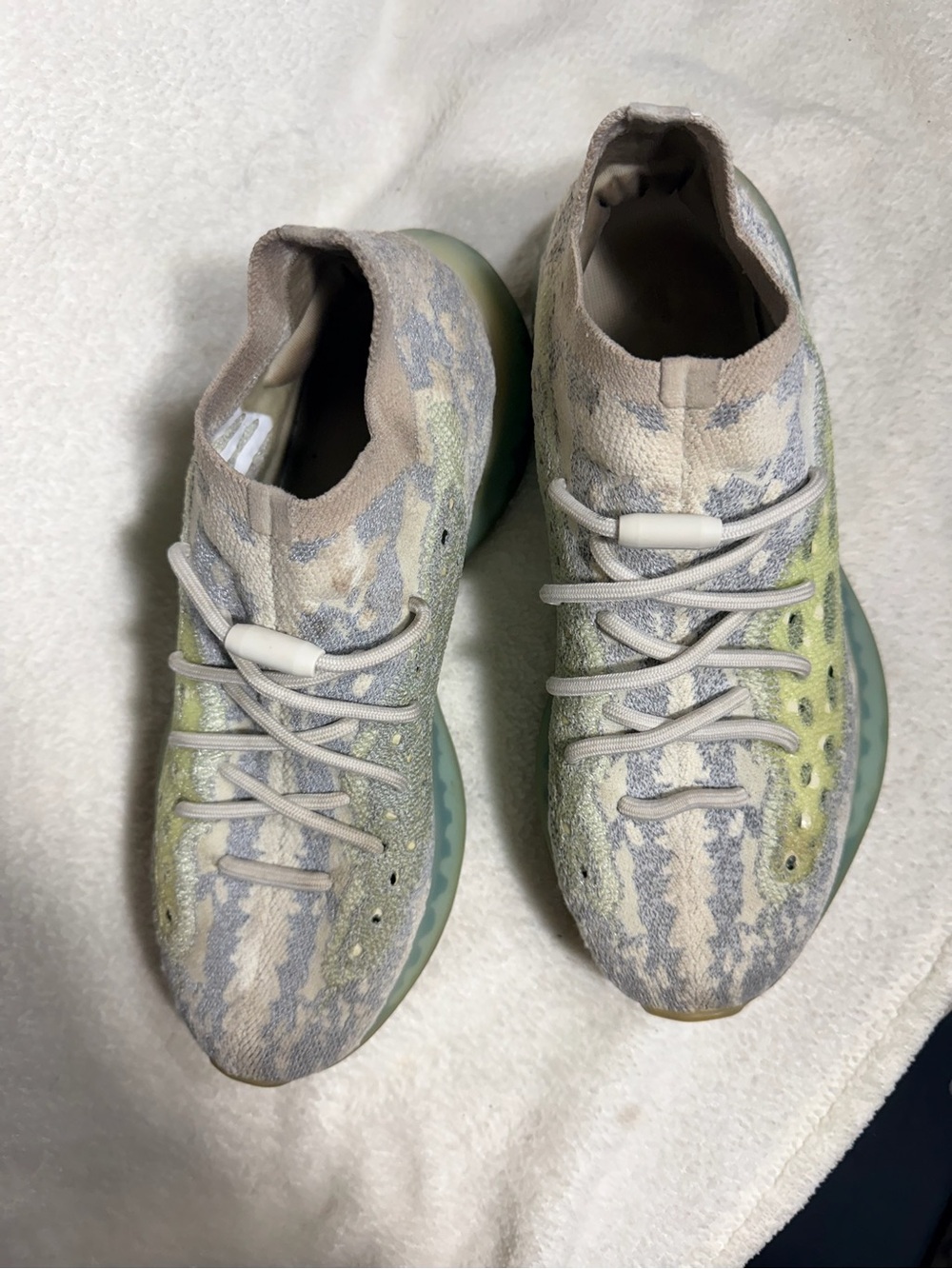 Adidas Yeezy Boost 380 Alien Blue Reflective Sneakers Shoes Men's Size 8.5M - Picture 4 of 10